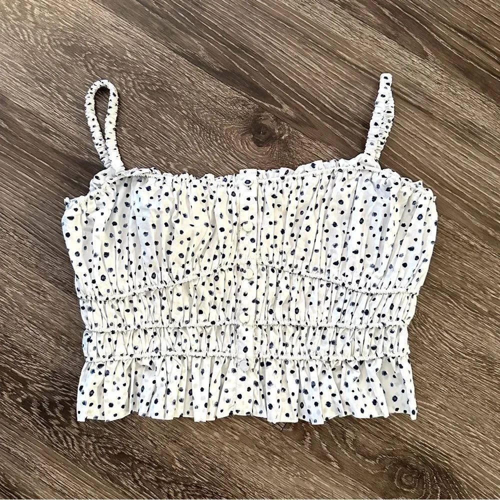 J crew cinched crop top